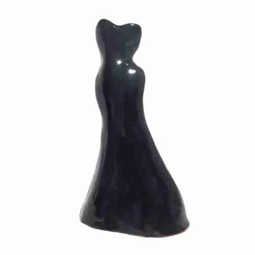 black dress sculpture