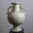 Stoneware clay amphora with penis handles