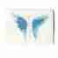 watercolour blue butterfly gift card