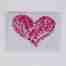 pink watercolour love heart greeting card