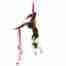 ink sketch of aerial silks performer
