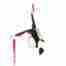 Aerial silks performer painted in watercolour inks