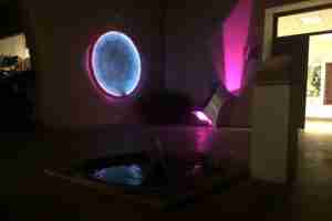 Light installation by Wes Somerville
