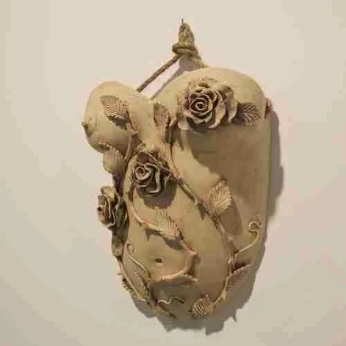 la hija del curo, stoneware planter by Emma Plunkett
