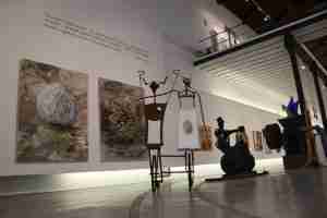 Jose Manuel Haro art and Wes Somerville sculpture