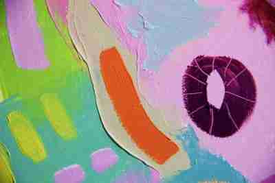 mixing vivid colours