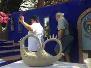 Emma Plunkett clay art demonstration