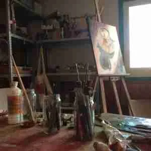 art studio inside