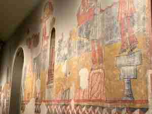 Romanesque Grotesque Church frescos