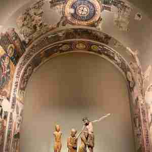 Romanesque Grotesque Church frescos