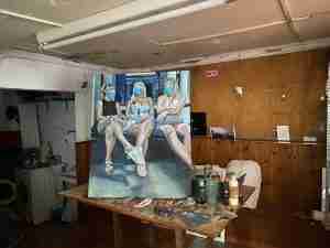 Emma Plunkett art studio