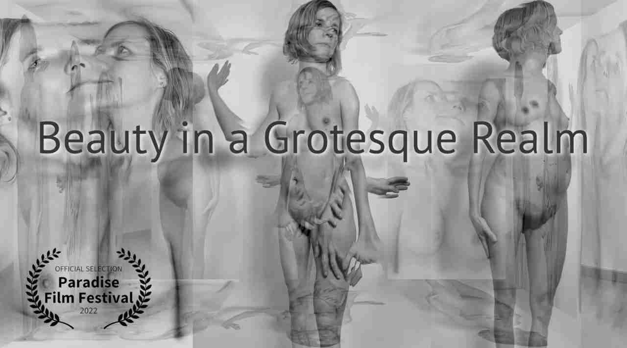 black and white arty nude