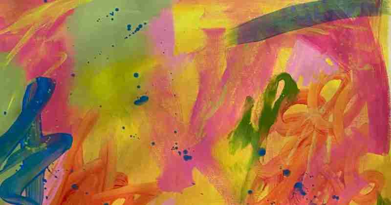 colourful under painting