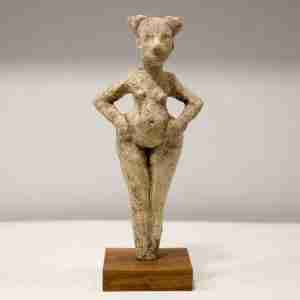 stoneware Goddess sculpture
