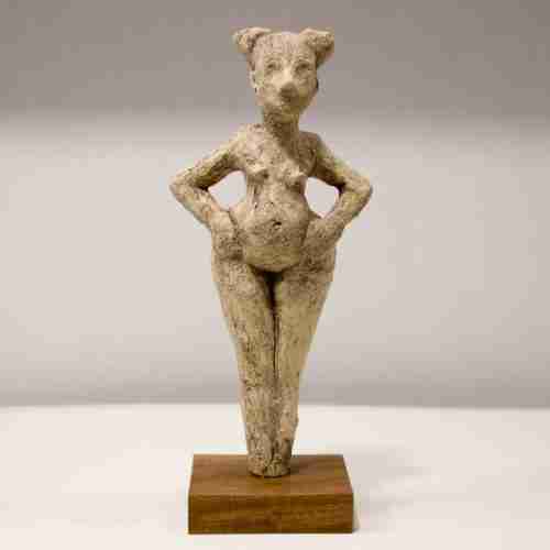 stoneware Goddess sculpture