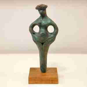 bird goddess ceramic stoneware art sculpture