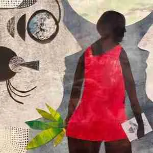 collage of a woman By Bea Rivera Marinel