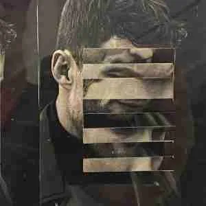 cut up black and white photo of a man's face by Javier Mejia