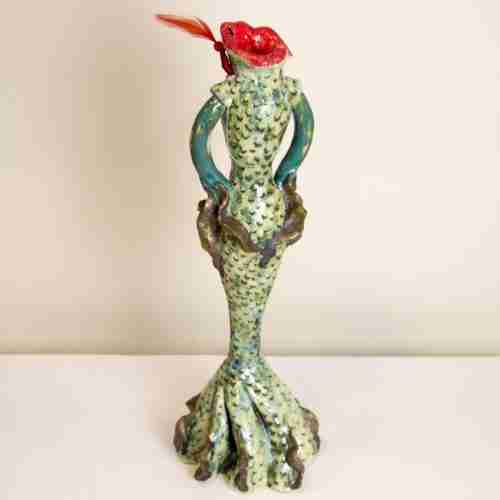 feminised sculpture of a fish