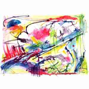 Abstract watercolour
