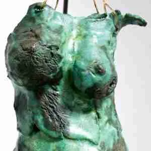 clay goddess sculpture