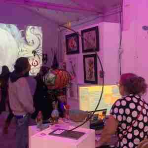 Collaboration Station group art exhibition at ESPRONCEDA Barcelona