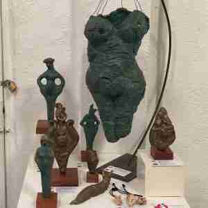 Emma Plunkett Art Goddess sculptures