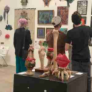 Collaboration Station group art exhibition at ESPRONCEDA Barcelona