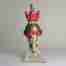 Surreal stoneware sculpture with tulip