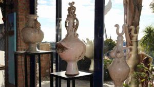 large ceramic sculptures by Emma Plunkett art