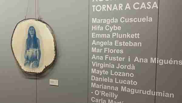 cyanotype art object by Emma Plunkett art