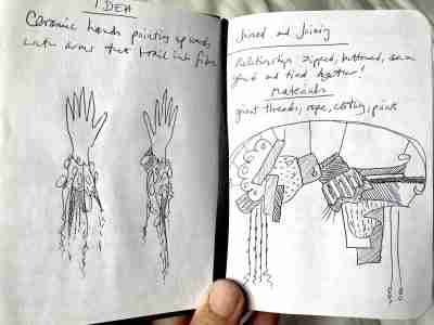Emma Plunkett Art sketchbook page