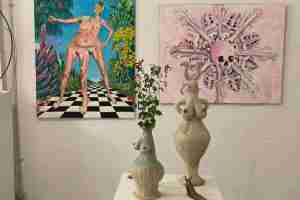Emma Plunkett sculptures and oil paintings