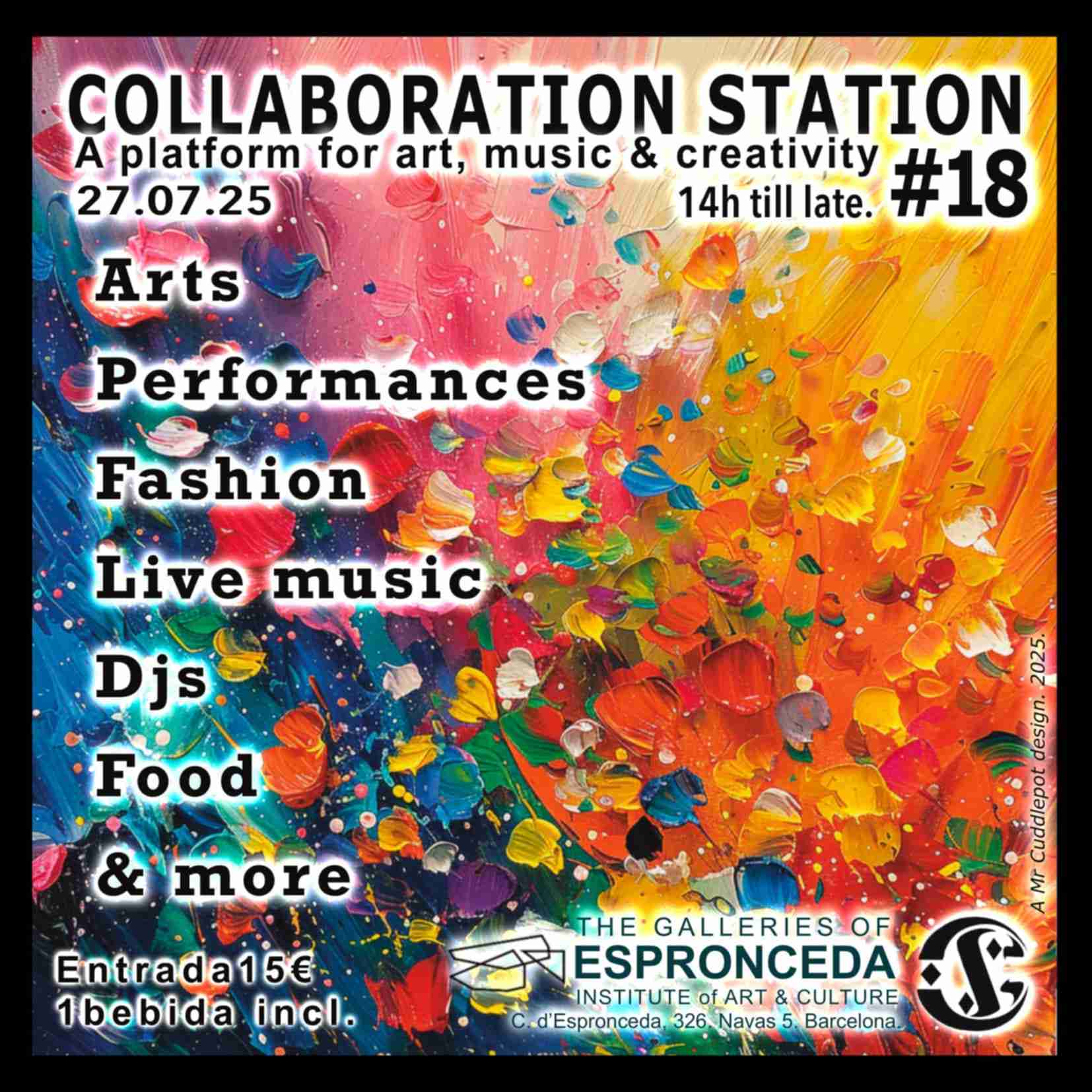 Collaboration station #18 Barcelona art and culture