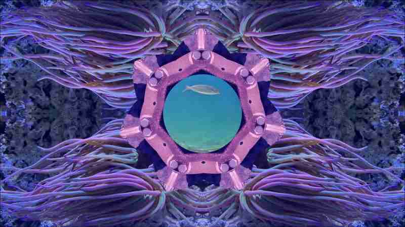 VJ art - still image from video mix