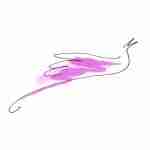 fountain pen line drawing bird tattoo with pink watercolour