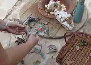 creative walk - bits collected