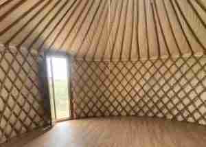 beautiful yurt on art retreat