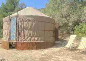 beautiful yurt on art retreat