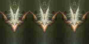 Ethereal Escapade - video art still, aluminium prints