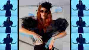 The Arrival - video art still of Jennifer Nadia