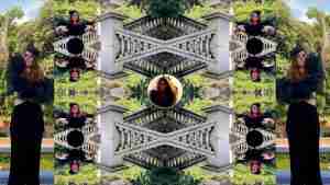 The Arrival - video art still of Jennifer Nadia