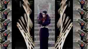 The Arrival - video art still of Jennifer Nadia