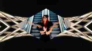The Arrival - video art still of Jennifer Nadia