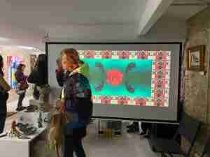 Visual projections by VJ Miss Plunkett