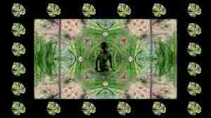 video still from an artistic video of a nude in nature