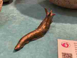 slug sculpture by Emma Plunkett