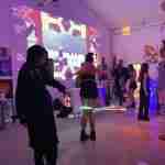 Video projections by Emma Plunkett at Collaboration Station