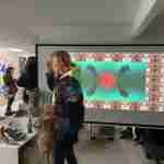 Video projections by Emma Plunkett at Collaboration Station