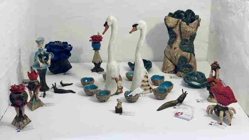 Emma Plunkett art at the Shimmy Gallery Barcelona